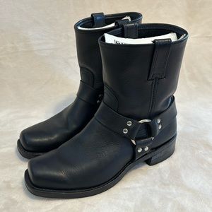 Frye Mens Harness 8R black boots size 9.5 excellent condition